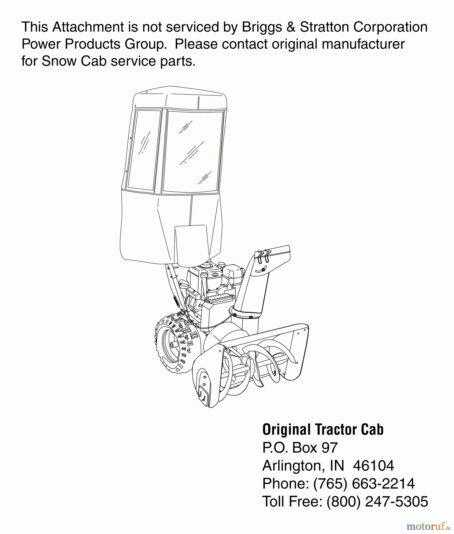  Snapper Zubehör. Rasenmäher 1687244 - Snapper Snow Cab, Soft Side Snow Cab, Soft Side