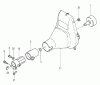 Tanaka DR-270PN - Extended Reach Pole Saw Listas de piezas de repuesto y dibujos Fan Case, Clutch Drum