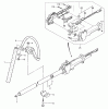Tanaka TPS-2501 - Extended Reach Pole Saw Listas de piezas de repuesto y dibujos Handle, Throttle Lever, Shaft