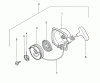Tanaka TPS-250PN - Extended Reach Pole Saw Listas de piezas de repuesto y dibujos Recoil Starter