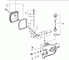 Tanaka TPS-2510 - Extended Reach Pole Saw Listas de piezas de repuesto y dibujos Oil Pump, Cap, Filter