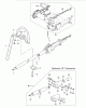 Tanaka TPS-2510 - Extended Reach Pole Saw Listas de piezas de repuesto y dibujos Throttle Lever, Handle, Drive Shaft