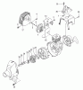 Tanaka TPS-260PF - Extended Reach Pole Saw Listas de piezas de repuesto y dibujos Clutch, Muffler, Engine Cover