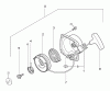 Tanaka TPS-260PF - Extended Reach Pole Saw Listas de piezas de repuesto y dibujos Recoil Starter