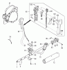 Tanaka TBC-300SDH - Grass Trimmer / Brush Cutter Listas de piezas de repuesto y dibujos Throttle Lever, Handle