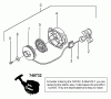 Tanaka TBC-340D - Grass Trimmer / Brush Cutter Listas de piezas de repuesto y dibujos Recoil Starter