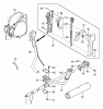 Tanaka TBC-340D - Grass Trimmer / Brush Cutter Listas de piezas de repuesto y dibujos Handle, Throttle Lever, Shaft
