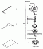Tanaka TBC-4500 - Brush Cutter Listas de piezas de repuesto y dibujos Tools & Nylon Head - TH-95M