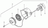 Tanaka TC-355 - Utility / Scooter Engine Listas de piezas de repuesto y dibujos Recoil Starter