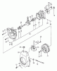 Tanaka TC-47R - Utility / Scooter Engine Listas de piezas de repuesto y dibujos Crankcase, Flywheel, Starter Pulley