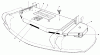 Toro 30144 - 44" Side Discharge Mower, 1988 (800001-801221) Spareparts CUTTING UNIT DECK COVERS