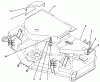 Toro 30148 - 48" Recycler Mower, 1991 (1000001-1999999) Spareparts COVER ASSEMBLY
