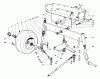 Toro 30544 (117/120) - 44" Side Discharge Mower, Groundsmaster 117/120, 1990 (000001-099999) Spareparts REAR AXLE ASSEMBLY