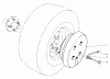 Toro 30544 (117/120) - 44" Side Discharge Mower, Groundsmaster 117/120, 1990 (000001-099999) Spareparts WHEELWEIGHT KIT MODEL NO. 56-6620 (OPTIONAL) (FOR 44" SNOW THROWER MODEL NO. 30761)