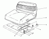 Toro 30544 (117/120) - 44" Side Discharge Mower, Groundsmaster 117/120, 1991 (100001-199999) Spareparts STANDARD SEAT KIT MODEL NO. 30746 (OPTIONAL)
