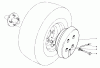 Toro 30544 (117/120) - 44" Side Discharge Mower, Groundsmaster 117/120, 1991 (100001-199999) Spareparts WHEEL WEIGHT KIT MODEL NO. 56-6620 (OPTIONAL)(FOR 44" SNOW THROWER MODEL NO. 30761)