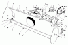 Toro 30544 (117/120) - 44" Side Discharge Mower, Groundsmaster 117/120, 1992 (200001-299999) Spareparts 44" SNOW THROWER MODEL NO. 30761 (OPTIONAL) #1
