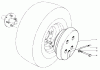 Toro 30544 (117/120) - 44" Side Discharge Mower, Groundsmaster 117/120, 1992 (200001-299999) Spareparts WHEEL WEIGHT KIT MODEL NO. 56-6620 (OPTIONAL) (FOR 44" SNOW THROWER MODEL NO. 30761)
