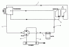 Toro 30544 (120) - 44" Side Discharge Mower, Groundsmaster 120, 1985 (500001-599999) Spareparts HYDRAULIC SCHEMATIC