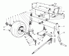 Toro 30544 (120) - 44" Side Discharge Mower, Groundsmaster 120, 1988 (800001-899999) Spareparts FRONT AXLE ASSEMBLY