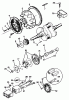 Toro 30555 (200) - 52" Side Discharge Mower, Groundsmaster 200 Series, 1989 (SN 90001-99999) Listas de piezas de repuesto y dibujos BLOWER, CRANKSHAFT, CAMSHAFT-ENGINE, ONAN MODEL NO. P220G, TYPE NO. 1/10808C