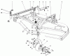Toro 30555 (200) - 52" Side Discharge Mower, Groundsmaster 200 Series, 1989 (SN 90001-99999) Listas de piezas de repuesto y dibujos CUTTING UNIT MODEL NO. 30568 #2