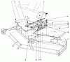 Toro 30555 (200) - 52" Side Discharge Mower, Groundsmaster 200 Series, 1989 (SN 90001-99999) Listas de piezas de repuesto y dibujos CUTTING UNIT MODEL NO. 30568 #3