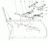 Toro 30555 (200) - 52" Side Discharge Mower, Groundsmaster 200 Series, 1989 (SN 90001-99999) Listas de piezas de repuesto y dibujos V-PLOW INSTALLATION KIT MODEL NO. 30755 (OPTIONAL)