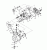 Toro 57228 - 32" Lawn Tractor, 1972 (2000001-2999999) Listas de piezas de repuesto y dibujos MODEL 352 TRANSMISSION TECUMSEH