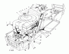 Toro 57365 (11-38) - 11-38 Pro Lawn Tractor, 1987 (7000001-7999999) Listas de piezas de repuesto y dibujos ENGINE ASSEMBLY