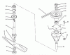 Toro 78230 - 42" Side Discharge Mower, 260 Series Yard Tractors, 1993 (3900001-3999999) Spareparts SPINDLE ASSEMBLY