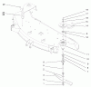 Toro 78261 - 48" Side Discharge Mower, 260 Series Lawn and Garden Tractors, 2002 (220000001-220999999) Listas de piezas de repuesto y dibujos SPINDLE AND BLADE ASSEMBLY
