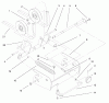 Toro 78452 - 52" Side Discharge Mower, 5xi Garden Tractors, 2001 (210000001-210999999) Pièces détachées PULLEY BOX ASSEMBLY