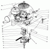 Toro 30180 - Mid-Size Proline Gear Traction Unit, 16 hp, 1991 (100001-199999) Spareparts ENGINE ASSEMBLY