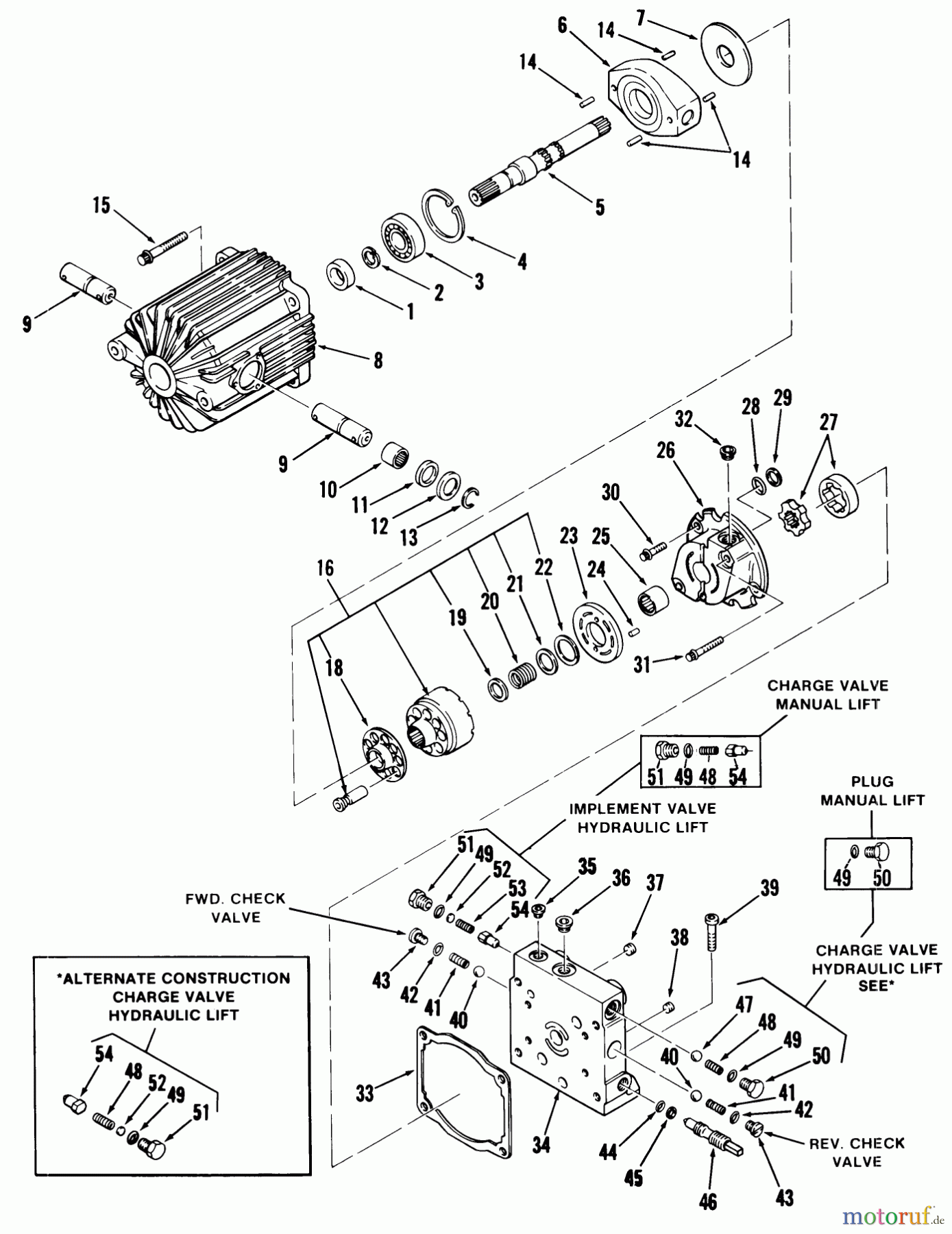  Toro Neu Mowers, Lawn & Garden Tractor Seite 1 01-08K801 (C-81) - Toro C-81 8-Speed Tractor, 1980 AUTOMATIC TRANSMISSION #2