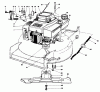 Toro 20620 - Lawnmower, 1986 (6000001-6999999) Spareparts ENGINE ASSEMBLY #1