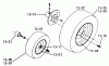 Toro 1-0141 (B-80) - B-80 4-Speed Tractor, 1975 Spareparts B-100 PARTS MANUAL 13.000 WHEELS AND TIRES (FIG. 13)