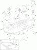 Toro 13AP91RT848 (LX468) - LX468 Lawn Tractor, 2010 (1-1) Spareparts 46 INCH DECK ASSEMBLY
