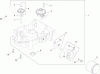 Toro 13BX60RG544 (LX425) - LX425 Lawn Tractor, 2007 (1A087H10172-1E237H10144) Spareparts OIL PAN AND LUBRICATION ASSEMBLY KOHLER SV720-0011