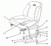 Toro 30610 (120) - Proline 120, 1993 (390001-399999) Listas de piezas de repuesto y dibujos SEAT ASSEMBLY