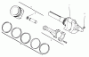 Toro 30610 (120) - Proline 120, 1994 (490001-499999) Spareparts CRANKSHAFT, PISTON AND RINGS