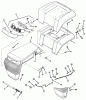 Toro 32-10B502 (210-5) - 210-5 Tractor, 1991 (1000001-1999999) Listas de piezas de repuesto y dibujos BODY ASSEMBLY