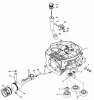 Toro 32-10BE03 (210-H) - 210-H Tractor, 1992 (2000001-2999999) Listas de piezas de repuesto y dibujos 12.5HP ENGINE CYLINDER BLOCK ASSEMBLY