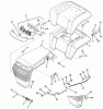 Toro 32-10BE03 (210-H) - 210-H Tractor, 1992 (2000001-2999999) Listas de piezas de repuesto y dibujos BODY ASSEMBLY