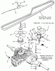 Toro 32-11B403 (211-4) - 211-4 Tractor, 1989 Listas de piezas de repuesto y dibujos HYDROSTATIC TRANSAXLE