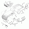Toro 32-12B5A3 (212-5) - 212-5 Tractor, 1991 (1000001-1999999) Listas de piezas de repuesto y dibujos BODY ASSEMBLY
