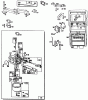 Toro 32-16BE01 (216-H) - 216-H Tractor, 1990 Spareparts CARBURETOR AND AIR CLEANER