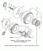 Toro 32-16BE01 (216-H) - 216-H Tractor, 1990 Listas de piezas de repuesto y dibujos WHEELS AND TIRES