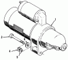 Toro 41-20OE02 (520-H) - 520-H Garden Tractor, 1991 (1000001-1999999) Listas de piezas de repuesto y dibujos TORO POWER PLUS STARTER
