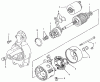 Toro 41-20OE02 (520-H) - 520-H Garden Tractor, 1991 (1000001-1999999) Listas de piezas de repuesto y dibujos TORO POWER PLUS STARTER COMPONENTS